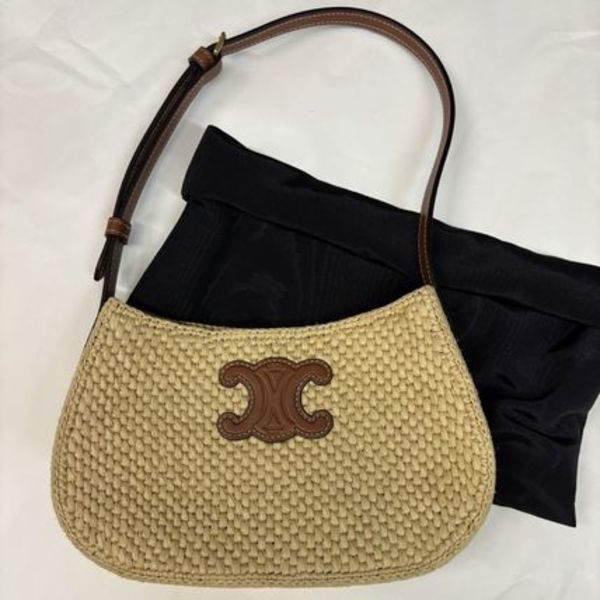 軽やかお出かけ ティリー バッグ CELINE ミディアム ◆ ラフィア
