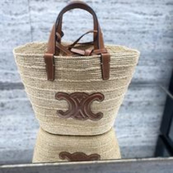 セリーヌ ティーン サプル クラシック パニエバッグ タン