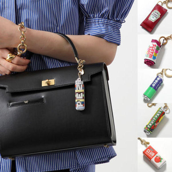 ANYA HINDMARCH キーリング Charm バッグチャーム