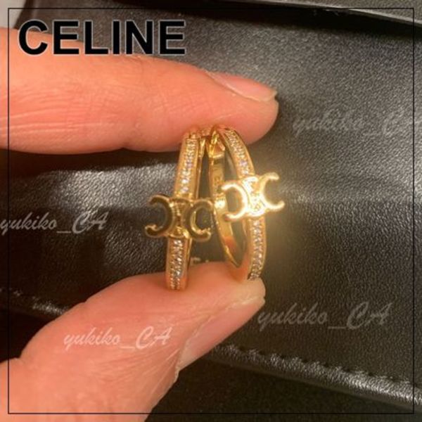 【国内発送】Triomphe Sparkle Hoops