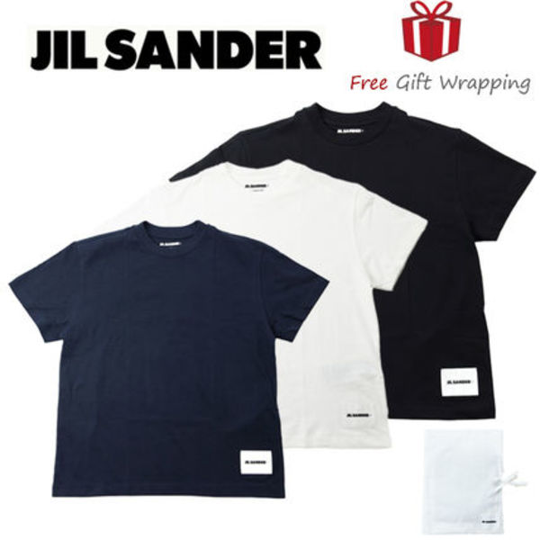 【国内発送】JILSANDER 裾ロゴ Tシャツ3枚セット J40GC0001