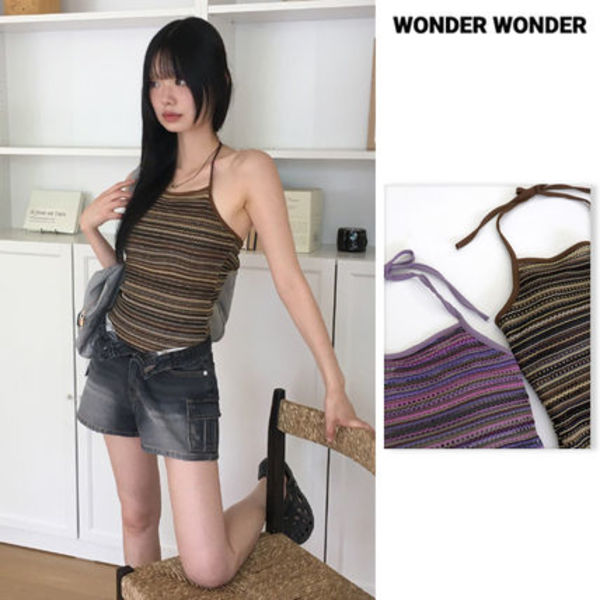 【WONDER WONDER】24SS★ [MADE] halter neck monokini swimsuit