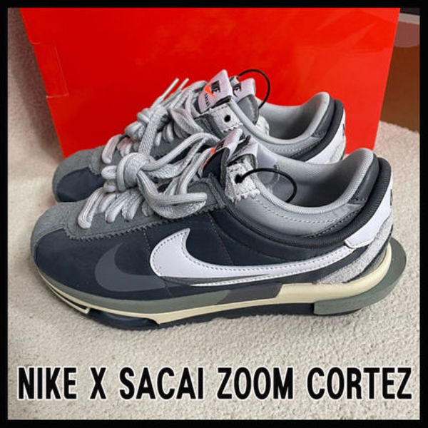 人気 ☆NIKE X SACAI☆ ZOOM CORTEZ SP IRON GREY