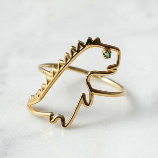 ALIITA リング DINO ESMERALDA RING 恐竜 エメラルド