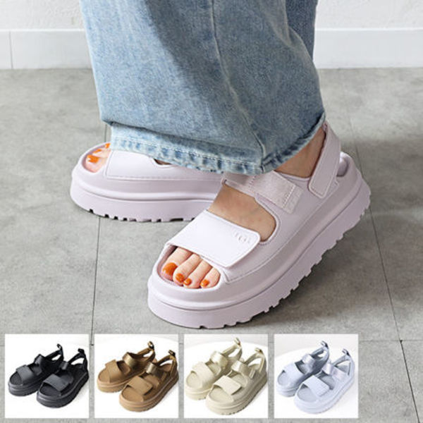UGG アグ ゴールデングロウ ストラップサンダル 厚底 国内発送