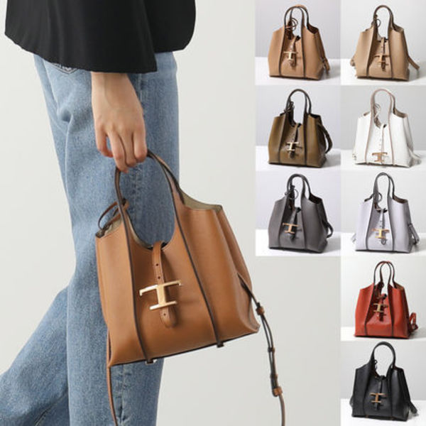 TODS ハンドバッグ Tタイムレス XBWTSBA9100Q8E レザー