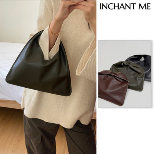 【INCHANT ME】[Pouch Set] Bermuda Leather Handbag