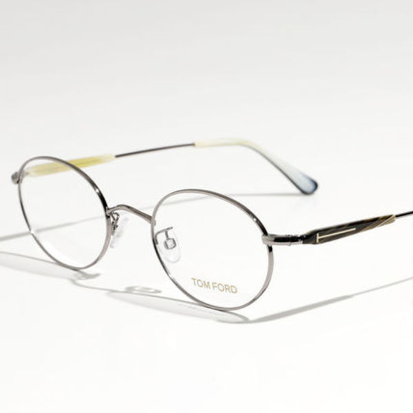 TOM FORD メガネ FT5345 オーバル型 ロゴ