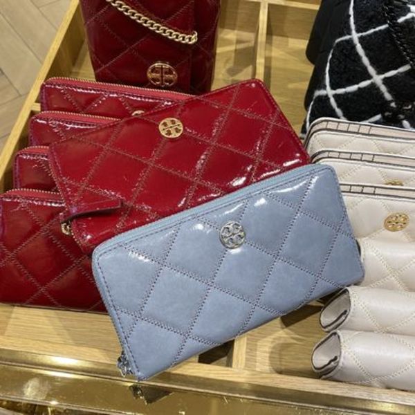 Tory Burch Willa Shine Zip Continental Wallet 長財布 159456