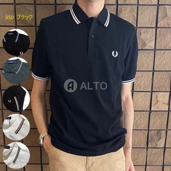 FRED PERRY フレッドペリー ポロシャツ  半袖 刺繍  M3600