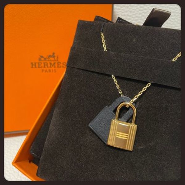 国内発送【HERMES】O'Kelly pendant◆ゴールドネックレス