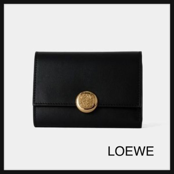 【LOEWE】直営/正規店 ペブル バーチカル ウォレット レザー 9色