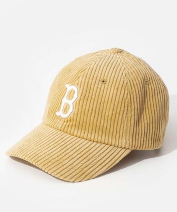 MLB Korea corduroy unstructured ball cap 3ACPC0126 キャップ