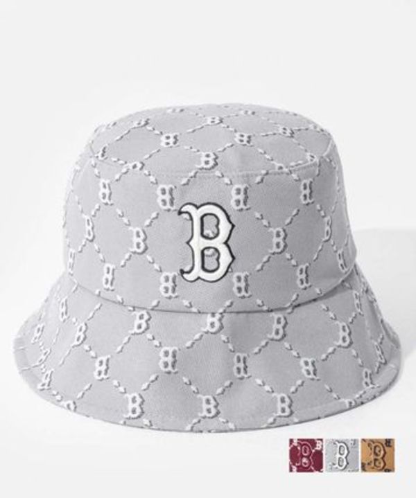 MLB Korea Bucket Hat Monogram 3AHTM032N バケットハット