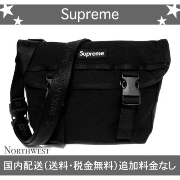 【Supreme】Mini Messenger Bag ブラック 送料無料【se1346r】