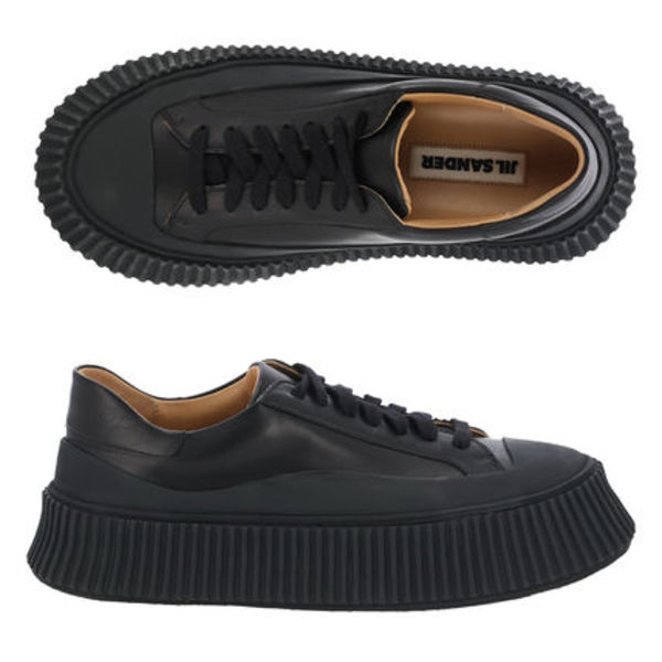 ★JIL SANDER★レザー ブラック スニーカー J15WS0002 P4833 001