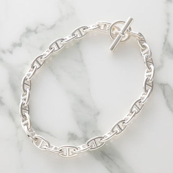HERMES ネックレス Chaine dancre GM 29コマ チョーカー