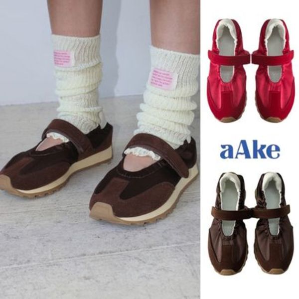 【AAKE】VELCRO MERYJANE SNEAKERS