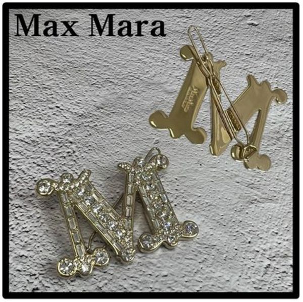☆送料・関税込☆Max Mara★BATHC 001 BATHC M ロゴヘアピン★