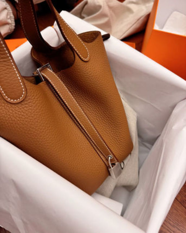 【HERMES】ピコタンロックPM/ゴールド/シルバー金具