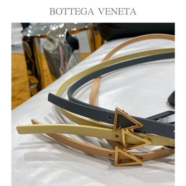 関税込★BottegaVenata★三角バックルベルト 幅1cm