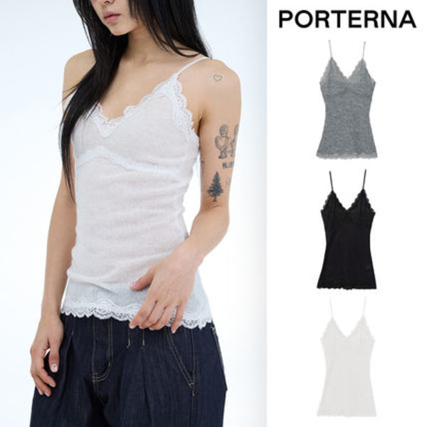 【PORTERNA】Lovelorn Lace Tank Top