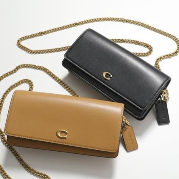 COACH チェーン ウォレット CW586 長財布 ショルダーバッグ