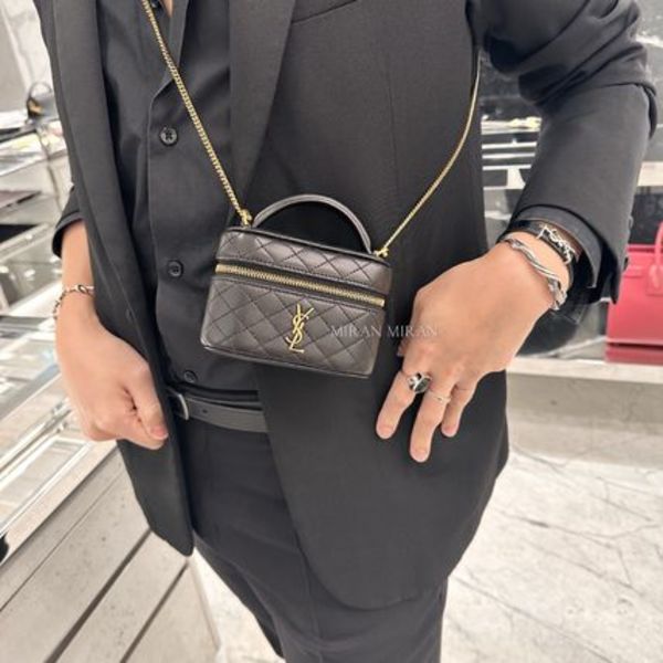 【SAINT LAURENT】ギャビー マイクロバニティバッグ GABY MICRO