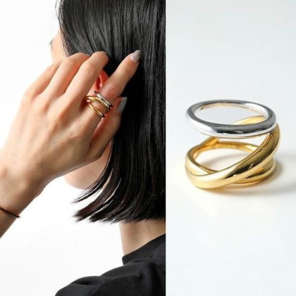 Charlotte Chesnais リング 22BA045VEAR BAGUE TRIPLET