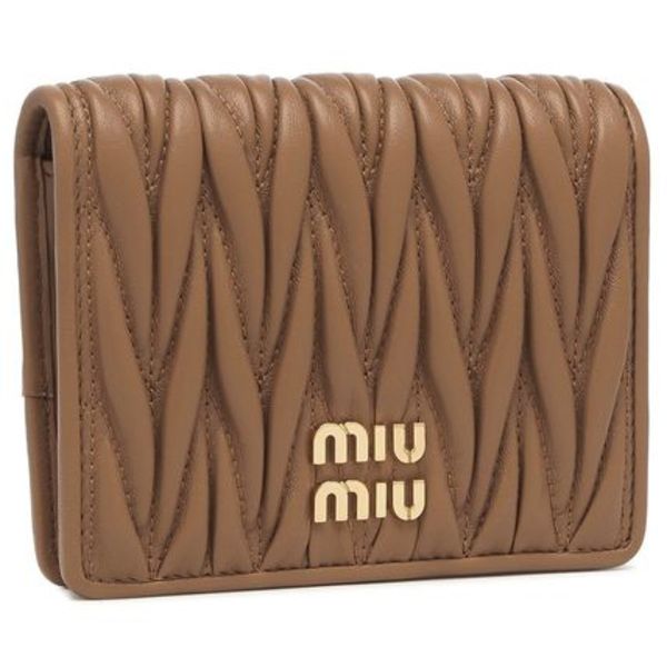 MIU MIU 二つ折り財布 マテラッセ 5MV204 AFPP