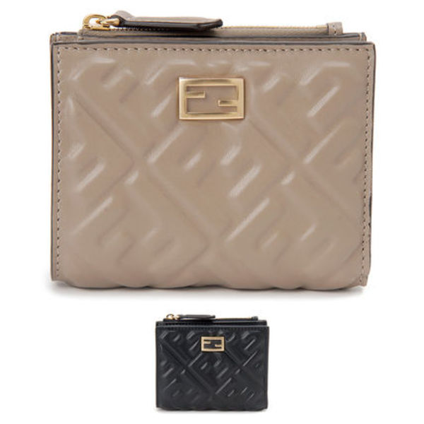 FENDI フェンディ 折財布 二つ折り財布 8M0506 AAJD FFモチーフ