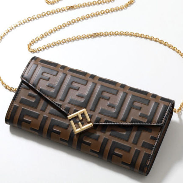 FENDI チェーンウォレット CHAIN CONTINETAL 8M0365 ADYM