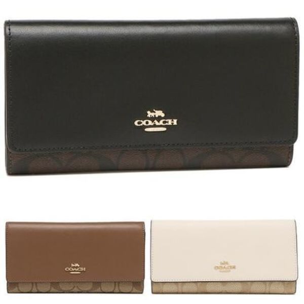 COACH 長財布 シグネチャー FC5966 SIGNATURE SLIM