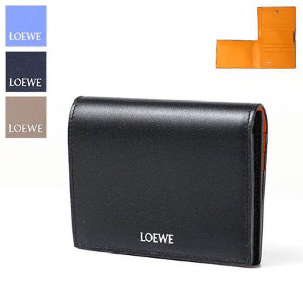 LOEWE ロエベ フォールデッドウォレット 三つ折り財布 レザー
