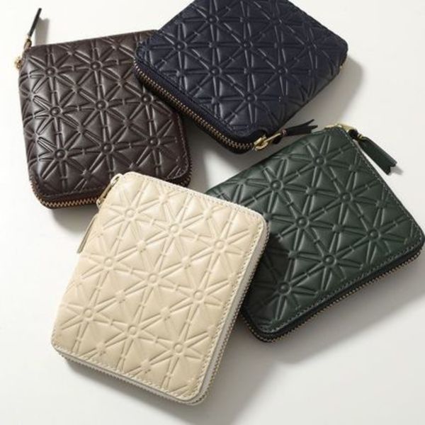 COMME des GARCONS 二つ折り財布 SA210EA EMBOSSED