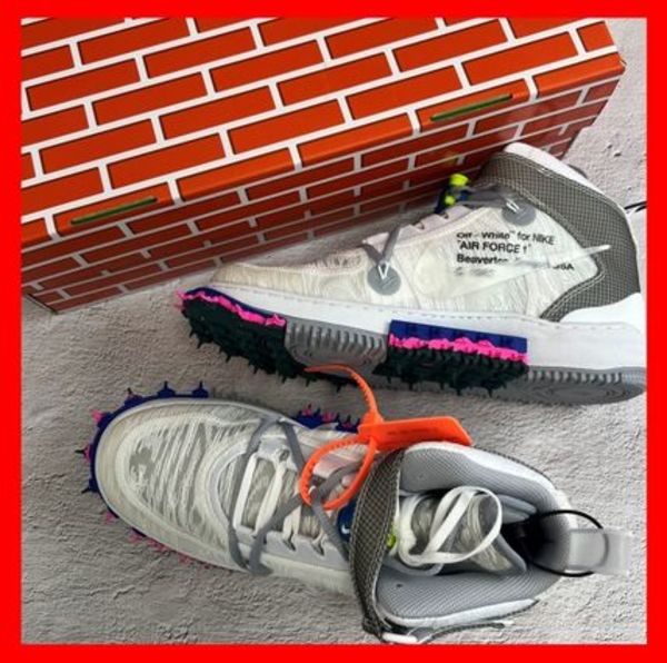★【NIKE】★Nike x Off-White Air Forc.e 1 Mid SP★22.5-32★