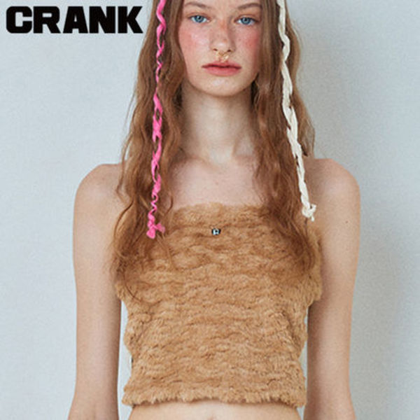 ★CRANK★ECO FUR TUBE TOP_BE★正規品/韓国直送料込/人気