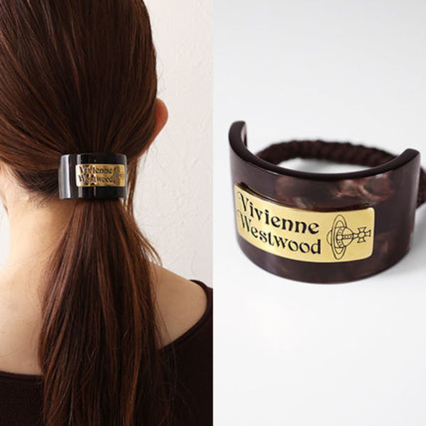 Vivienne Westwood ヘアゴム ハバナアセテート 6703000T