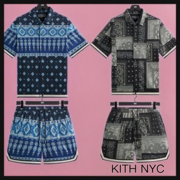 【KITH NYC】Kith プリントメッシュ シャツ&ショートパンツ