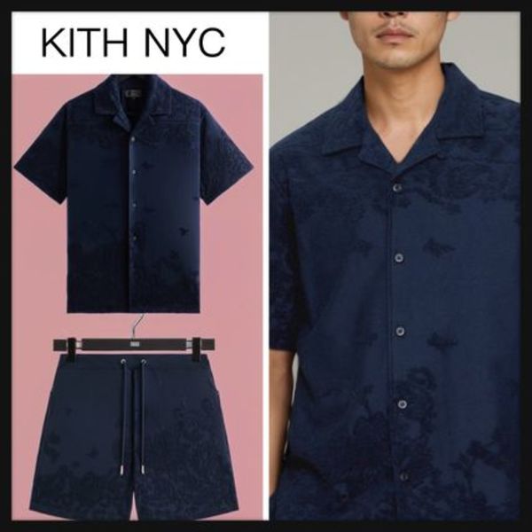 【KITH NYC】Kith Bandana Micro Terry シャツ&ショートパンツ