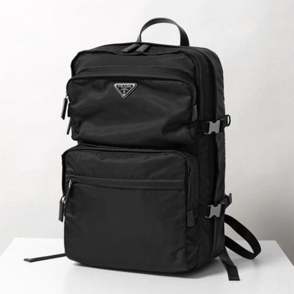 PRADA バックパック 2VZ101 2DMG ナイロン リュック ロゴ