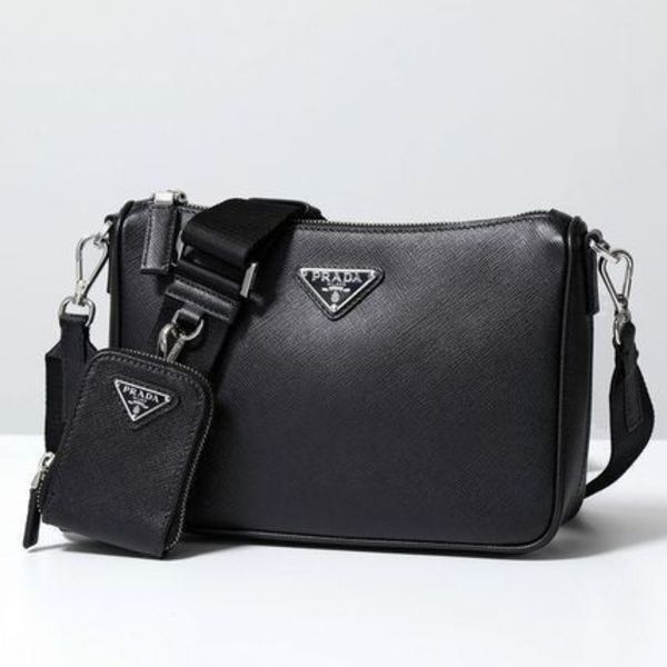 PRADA ショルダーバッグ 2VH113 DMP 9Z2 ポーチ付き