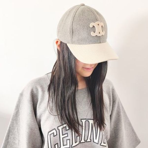 CELINE トリオンフ ベースボールキャップ /トライアン ウール