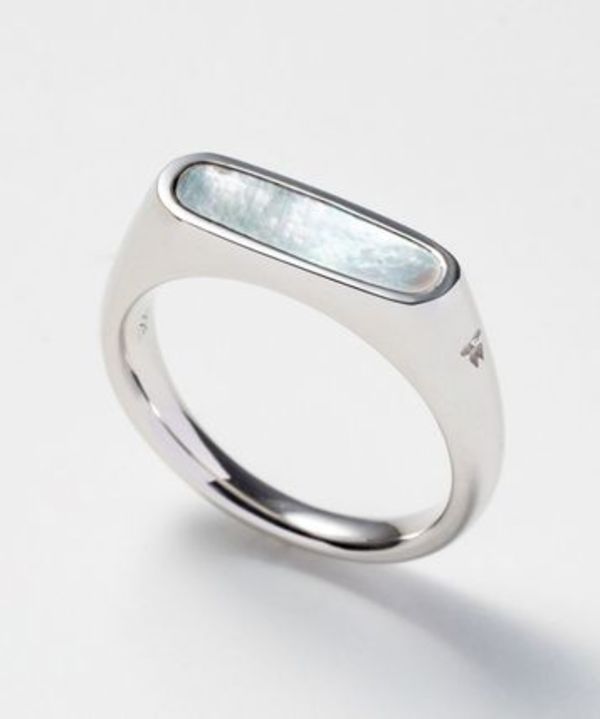 TOM WOOD R75SBWHM01S925 リング Mario Ring White MOP