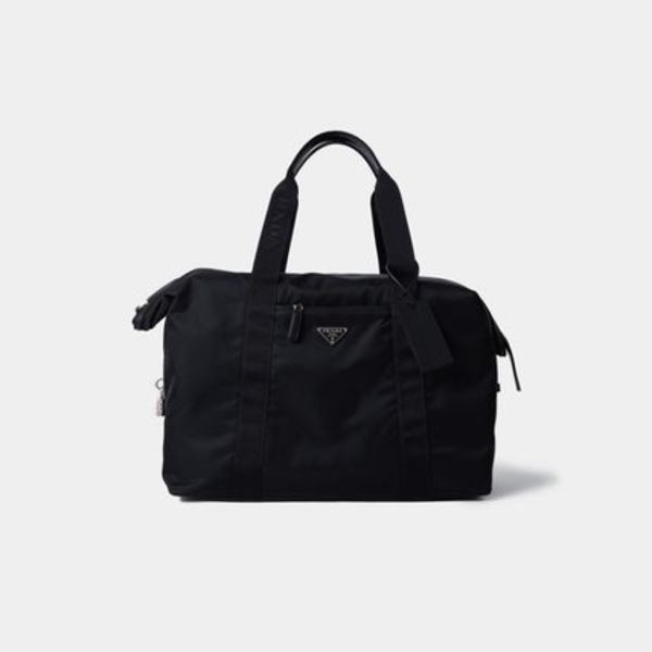 都会的◇Re-Nylon x Saffiano Leather ボストンバッグ◇PRADA