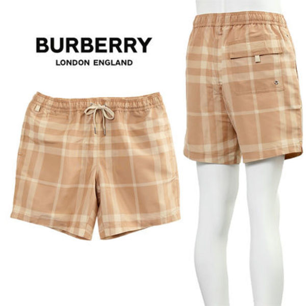 BURBERRY メンズ 水着 チェック スイムショーツ 8068555