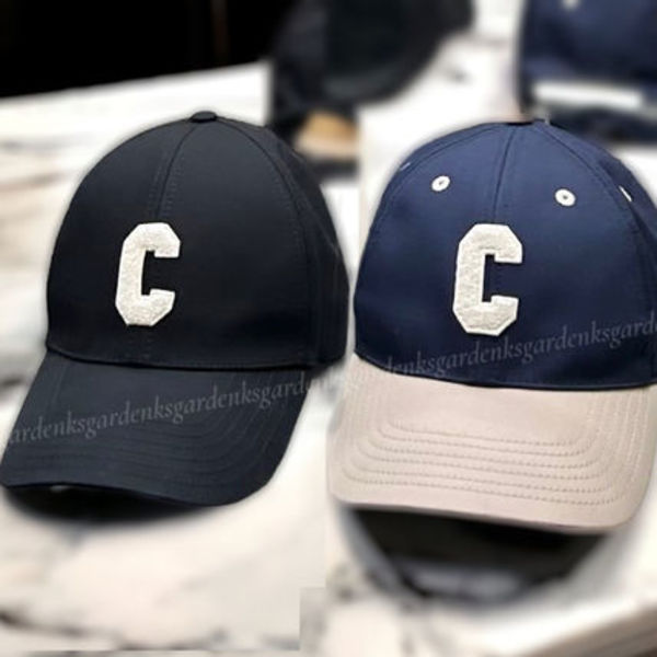 すぐ届く!CELINE イニシャル ベースボールキャップ / コットン