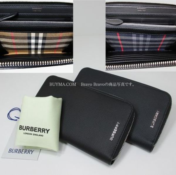 BURBERRY★セール★Grainy Leather Coat★長財布★即発送♪