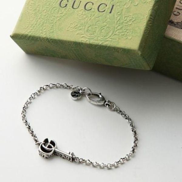 GUCCI ブレスレット 632207 J8400 ダブルG キー