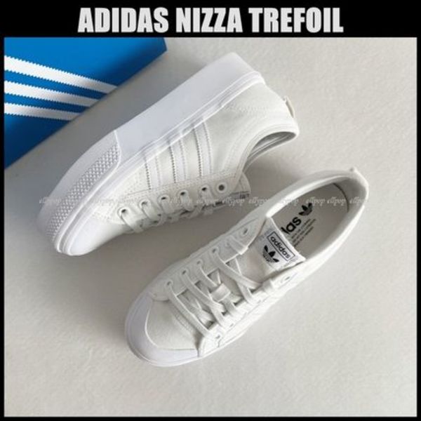 ADIDAS☆NIZZA TREFOIL トレフォイル ロゴ スニーカー